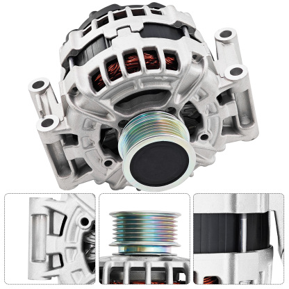 Alternator 12V 140A fit for Volkswagen Jetta 2013-2017, Passat 2014-2017, Beetle 2013-2016 1.8L 2.0L