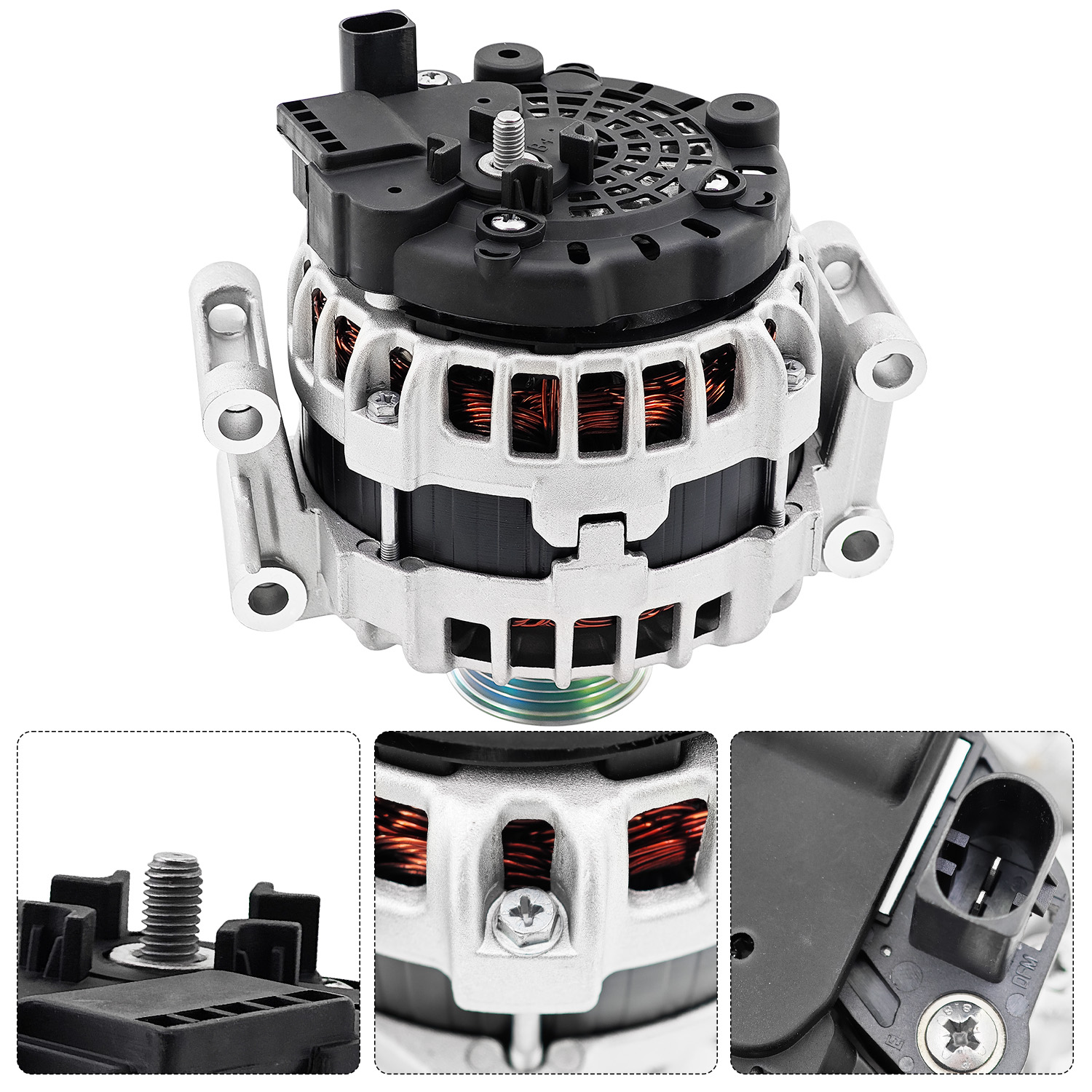 Alternator 12V 140A fit for Volkswagen Jetta 2013-2017, Passat 2014-2017, Beetle 2013-2016 1.8L 2.0L