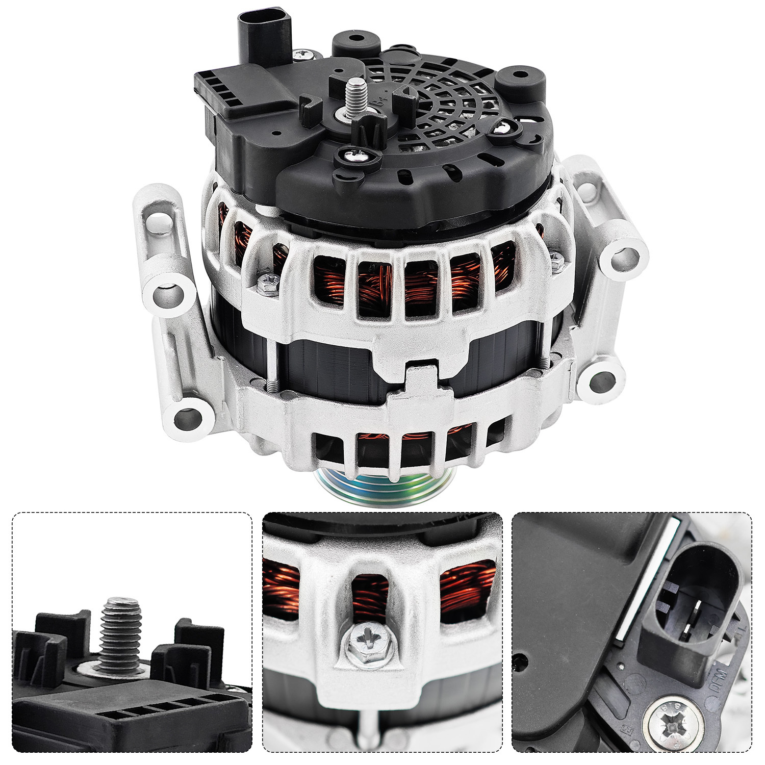 Alternator 12V 140A fit for Volkswagen Jetta 2013-2017, Passat 2014-2017, Beetle 2013-2016 1.8L 2.0L