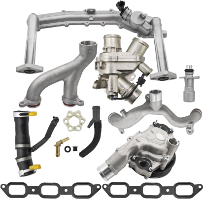 Cooling System Upgrade Kit Fit for Jaguar Land Rover 3.0L V6 2013-2021 Supercharged Engine