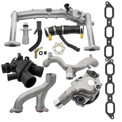 Cooling System Upgrade Kit Compatible with Jaguar fit for Land Rover 3.0L V6 2013-2021 Supercharged Engine