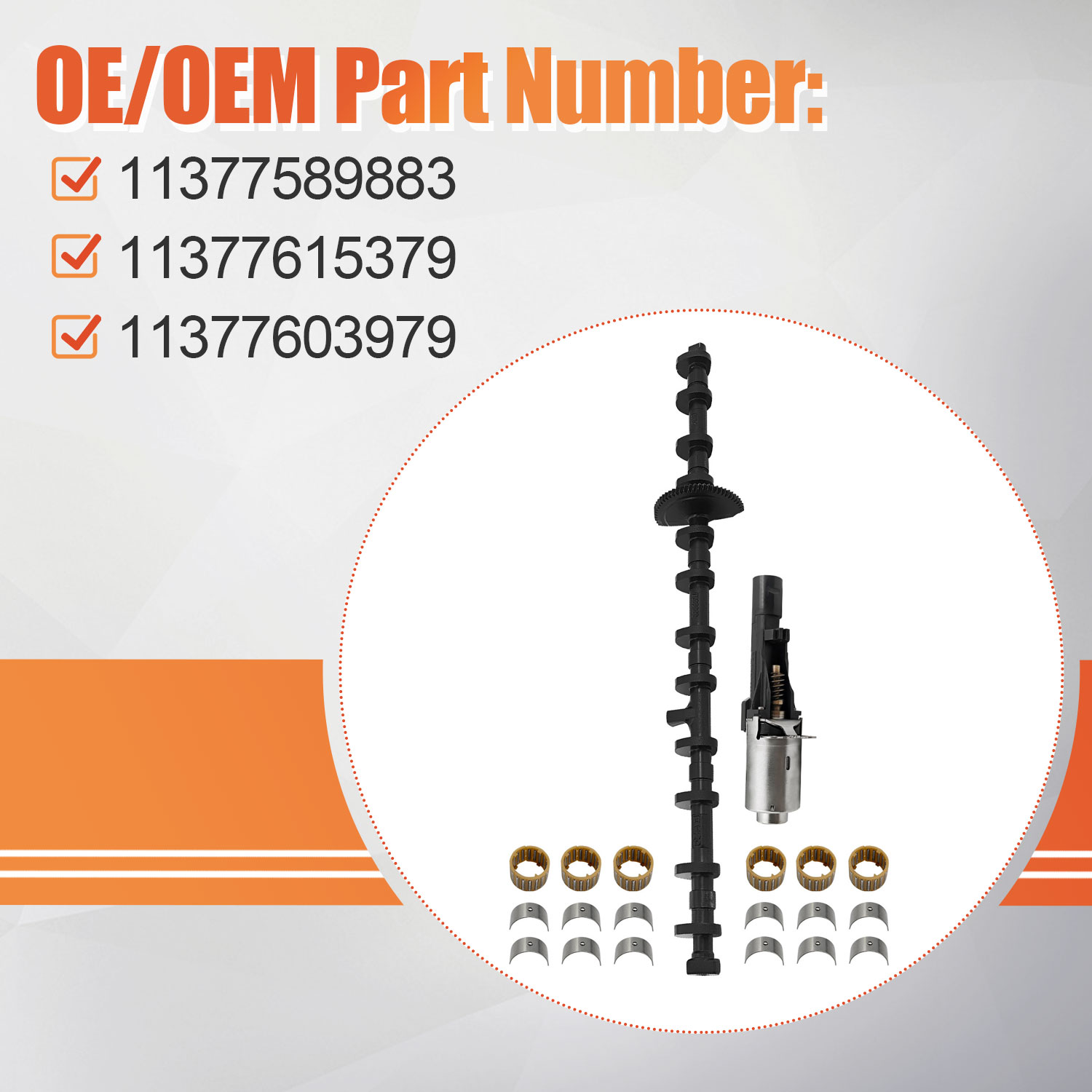 Eccentric Shaft Valvetronic Actuator Kit Compatible with BMW 535i 135i 740i X3 X5 135is 335i 435i 640i 740Li ActiveHybrid 3/5/7 M2 M235i 3.0L