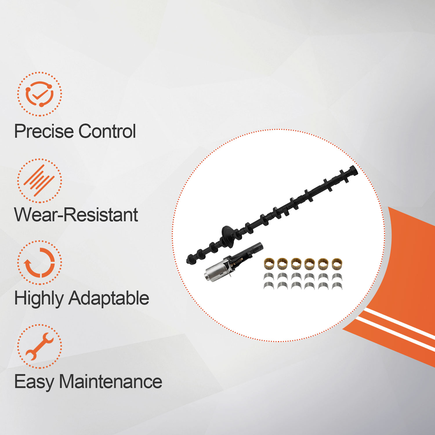 Eccentric Shaft Valvetronic Actuator Kit Compatible with BMW 535i 135i 740i X3 X5 135is 335i 435i 640i 740Li ActiveHybrid 3/5/7 M2 M235i 3.0L