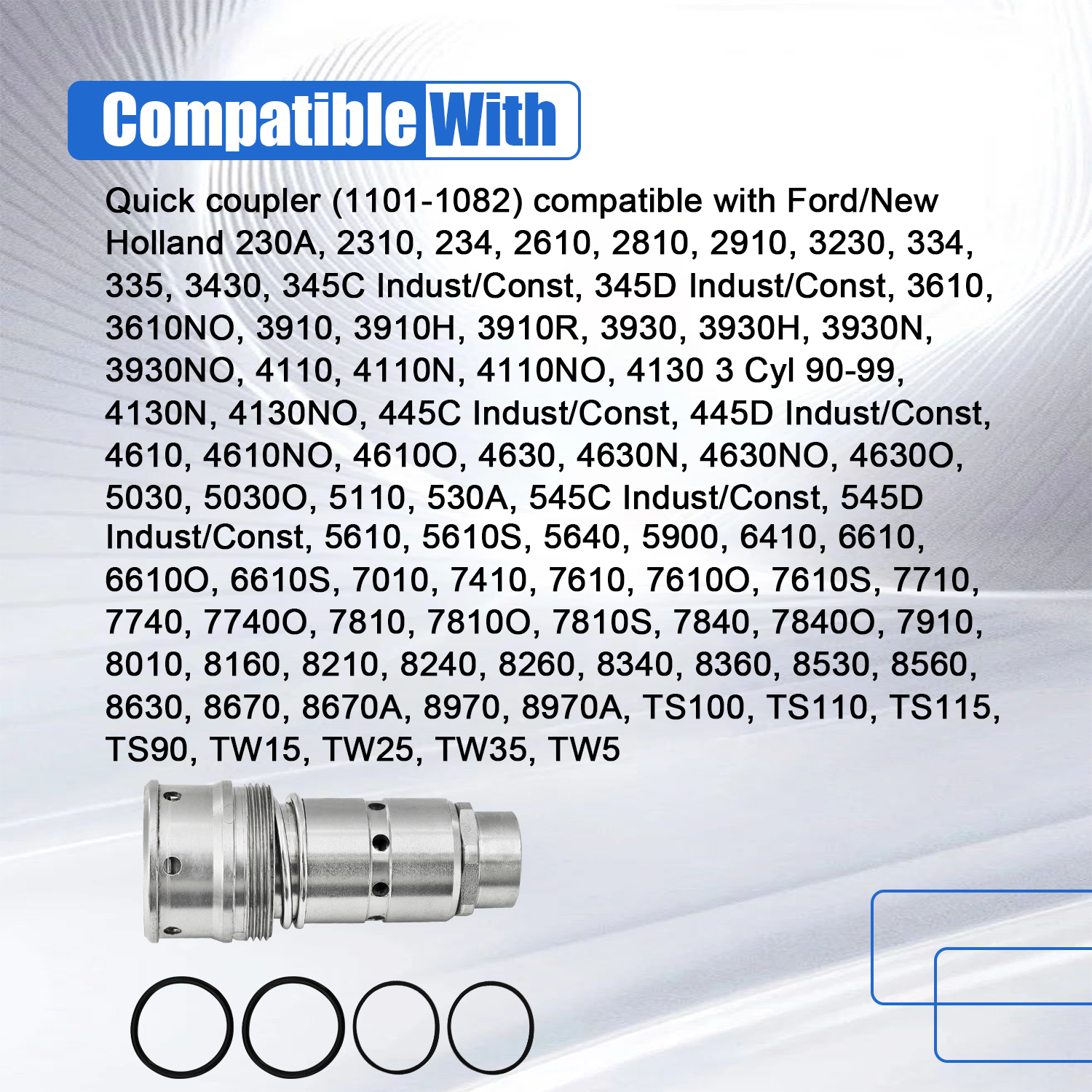 Quick Coupler for Ford/Holland 230A 2310 234 2610 2810 545D 5610 5610S