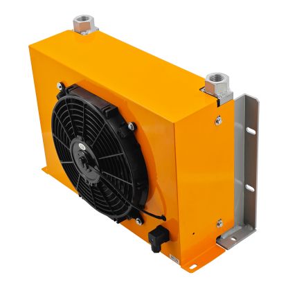 DC12V Hydraulic Oil Cooler 150L/min, 120W Fan | 2MPa Air-Cooled Hydraulic Oil Radiator | Heat Dissipation Cooler