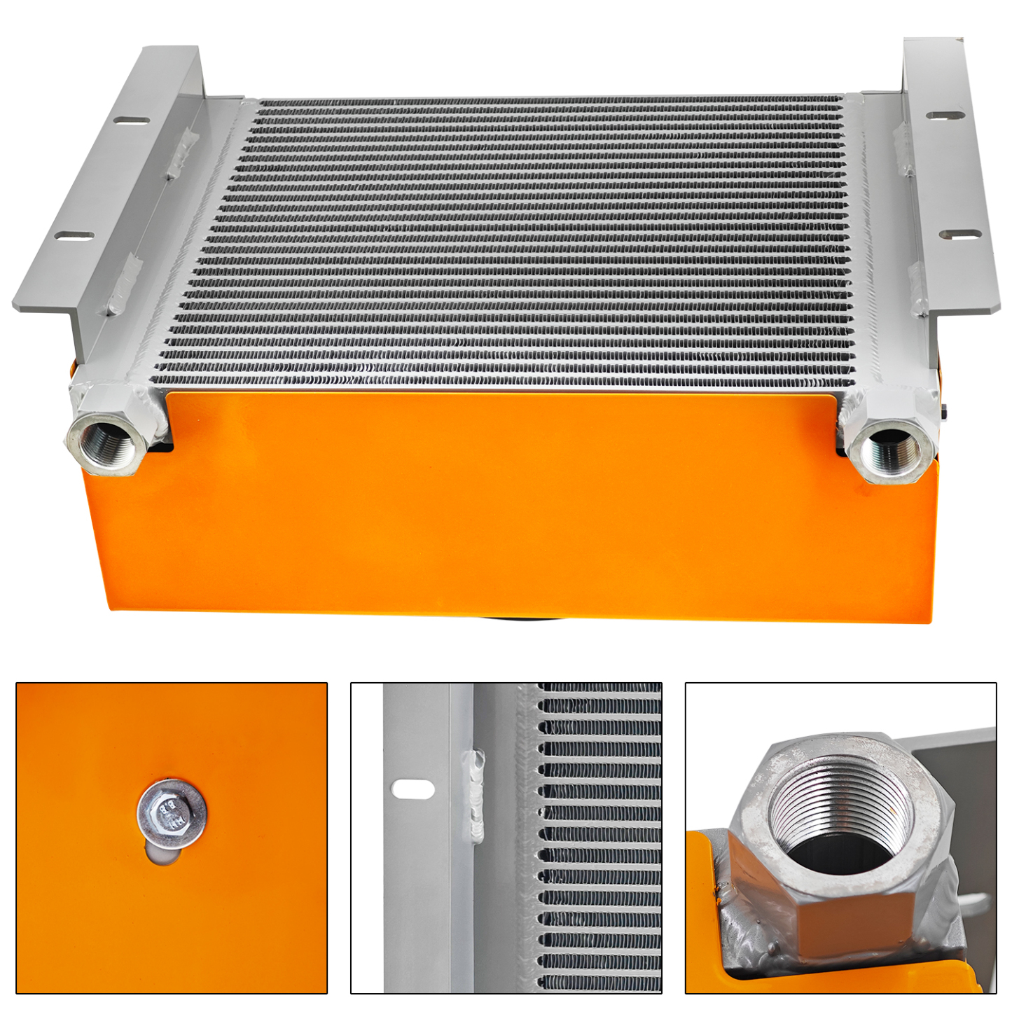 AC110V Hydraulic Oil Cooler 150L/min Fan 2MPa 160W Hydraulic Air Cooler Air Cooled Oil Radiator Heat Dissipation