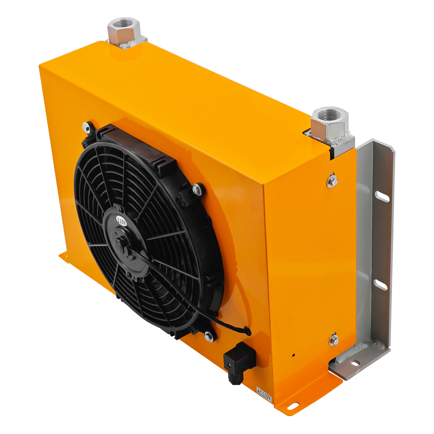 AC110V Hydraulic Oil Cooler 150L/min Fan 2MPa 160W Hydraulic Air Cooler Air Cooled Oil Radiator Heat Dissipation