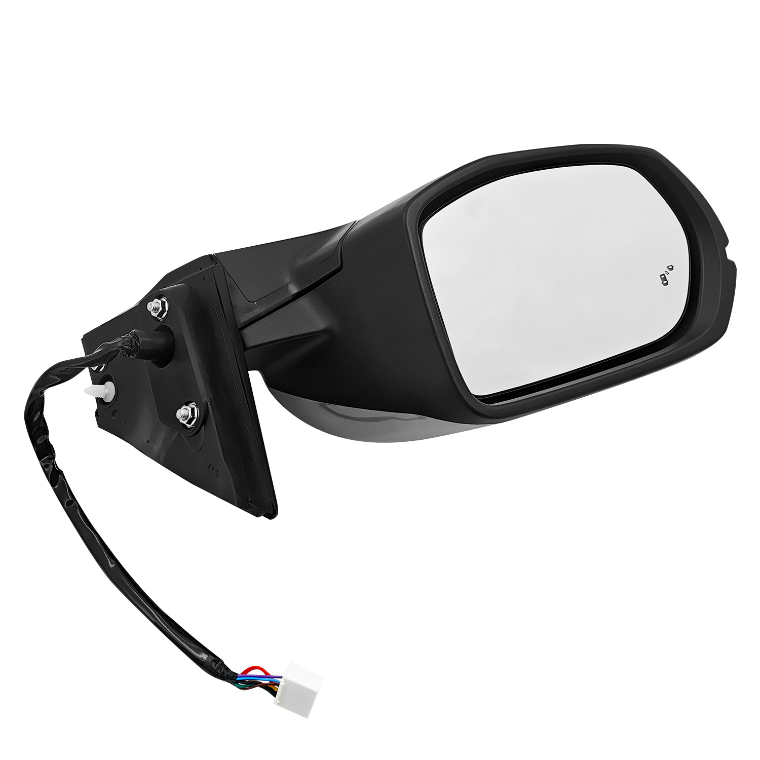 Silver NH830M Left Door Side Mirror Assembly Compatible with Honda CR-V 2017-2022 with Power Adjust/Heated/Signal Light/Blind Spot