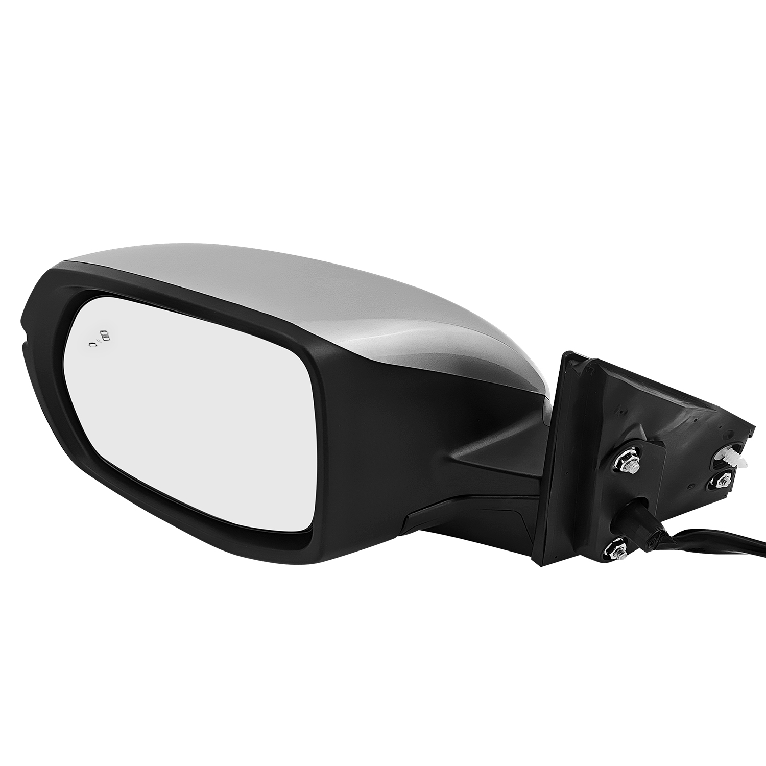 Silver NH830M Left Door Side Mirror Assembly Compatible with Honda CR-V 2017-2022 with Power Adjust/Heated/Signal Light/Blind Spot