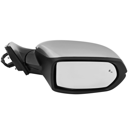 Silver NH830M Right Door Side Mirror Assembly Compatible with Honda CR-V 2017-2022 with Power Adjust/Heated/Signal Light/Blind Spot