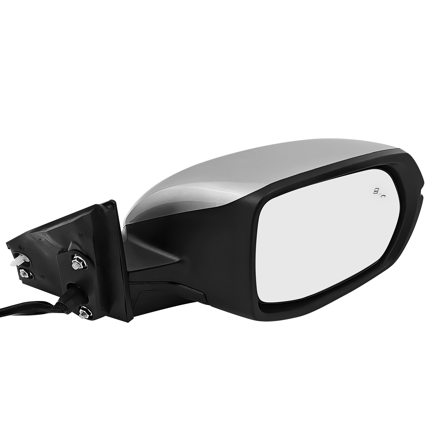 Silver NH830M Right Door Side Mirror Assembly Compatible with Honda CR-V 2017-2022 with Power Adjust/Heated/Signal Light/Blind Spot