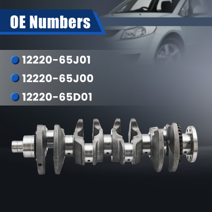 Engine Crankshaft with Signal Discs Gear for Suzuki J20A GRAND VITARA SX4 ESCUDO 2.0 LTR 16V