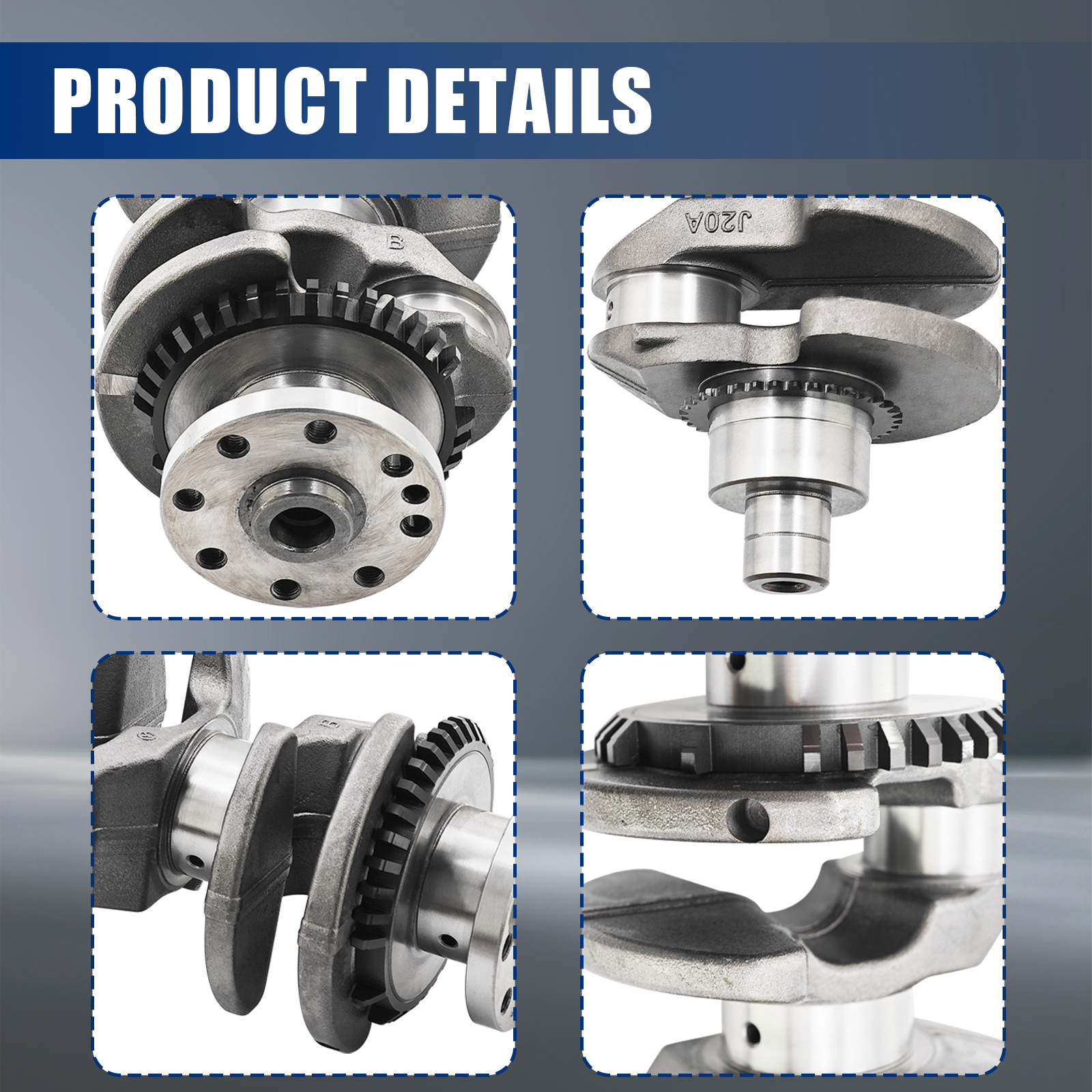 Engine Crankshaft with Signal Discs Gear for Suzuki J20A GRAND VITARA SX4 ESCUDO 2.0 LTR 16V
