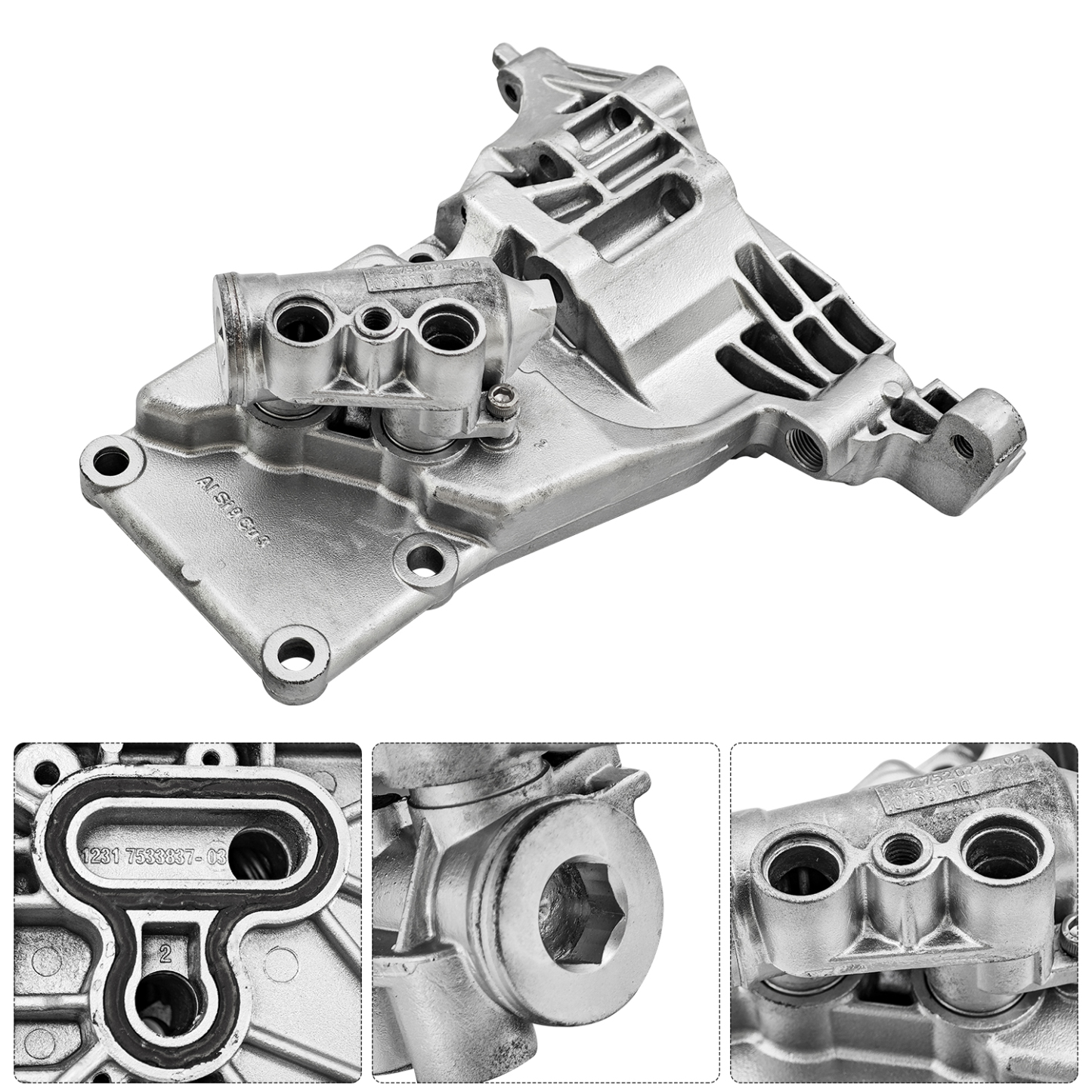 Alternator Bracket Compatible with BMW 550i 650i 745i 750i X5 Alpina B7 645Ci 745Li 2002-2010 4.8L V8