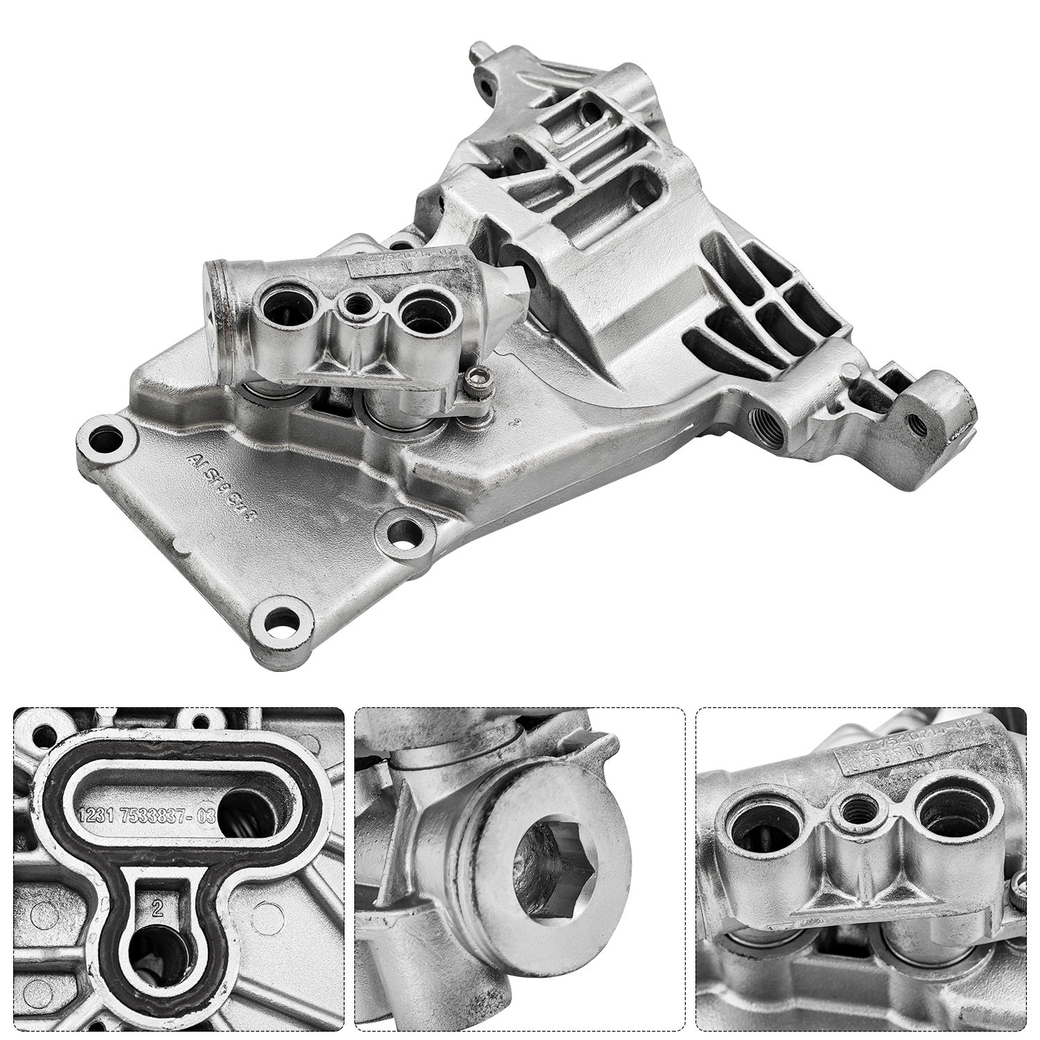 Alternator Bracket Compatible with BMW 550i 650i 745i 750i X5 Alpina B7 645Ci 745Li 2002-2010 4.8L V8