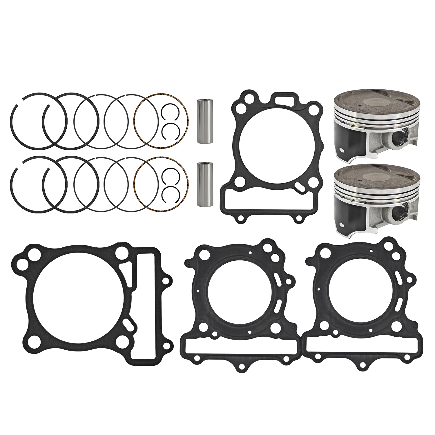 Front & Rear Cylinder Piston Gasket Kit fit for Suzuki SV650 SV650A SV650S SV650SA V-Strom DL650 DL650A DL650AL1 DL650L1