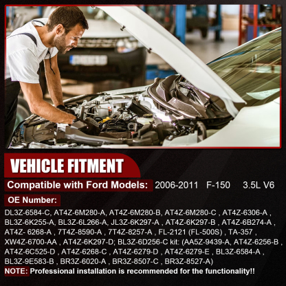 3.5L Ecoboost Complete Timing Kit Fits for Ford F150 2013-2016 with Solenoids