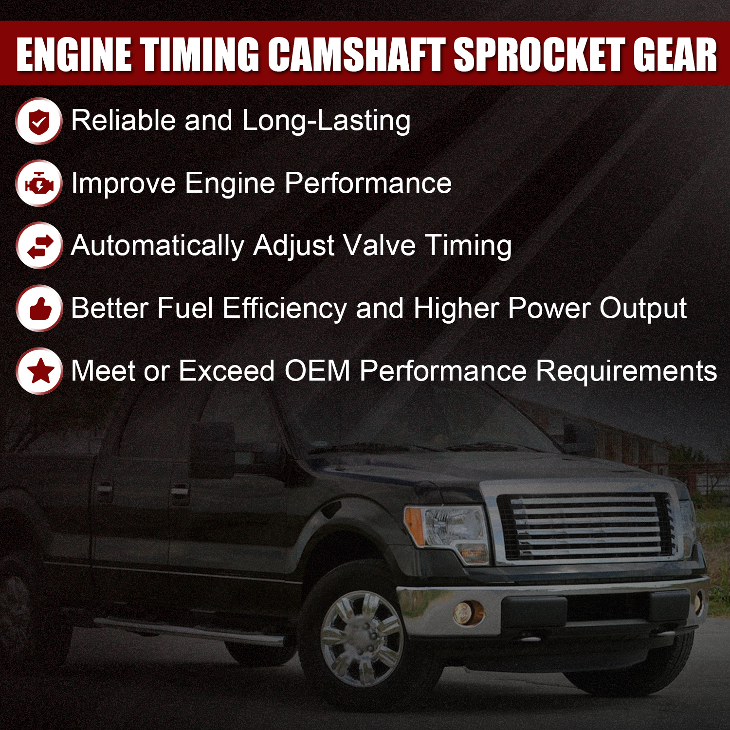 3.5L Ecoboost Complete Timing Kit Fits for Ford F150 2013-2016 with Solenoids