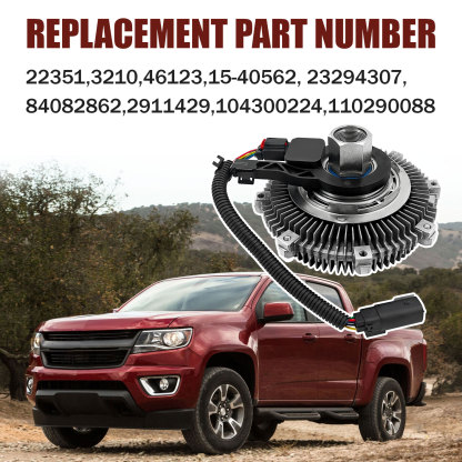 3210 Engine Cooling Fan Clutch for Chevy Colorado 2016-2022 Express 2500 3500 Savana 2500 3500 2017-2022