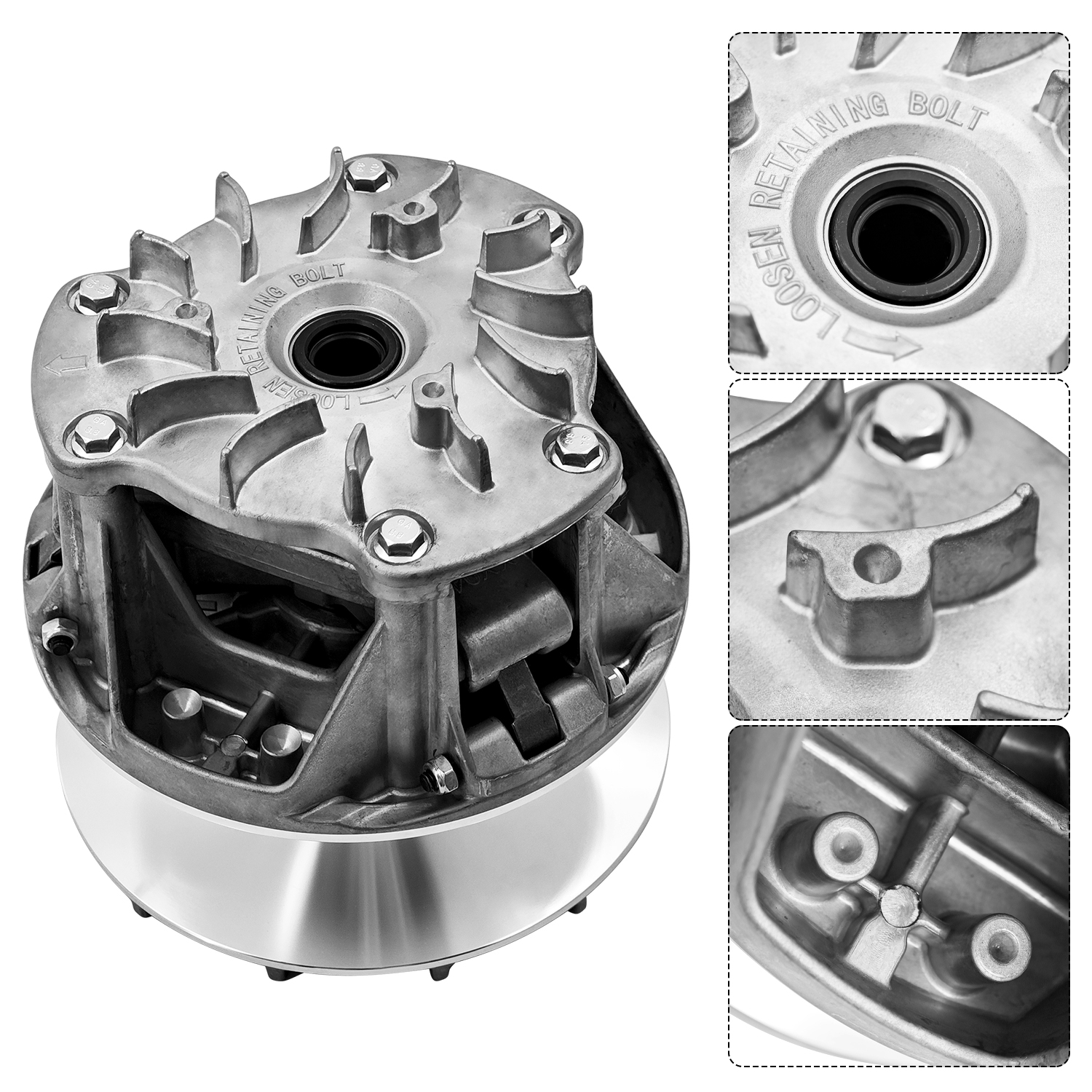 Clutch Compatible with Kawasaki Mule 4010 4000 2009-2023 Drive Clutch Converter