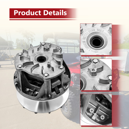 Clutch Compatible with Kawasaki Mule 4010 4000 2009-2023 Drive Clutch Converter