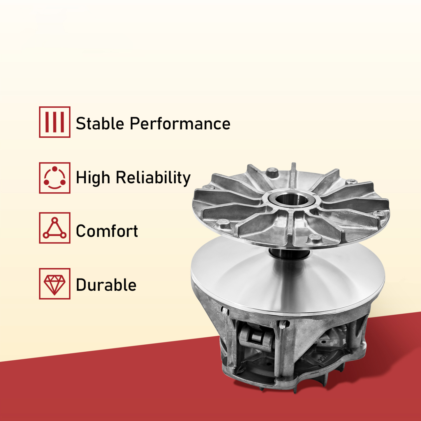 Clutch Compatible with Kawasaki Mule 4010 4000 2009-2023 Drive Clutch Converter