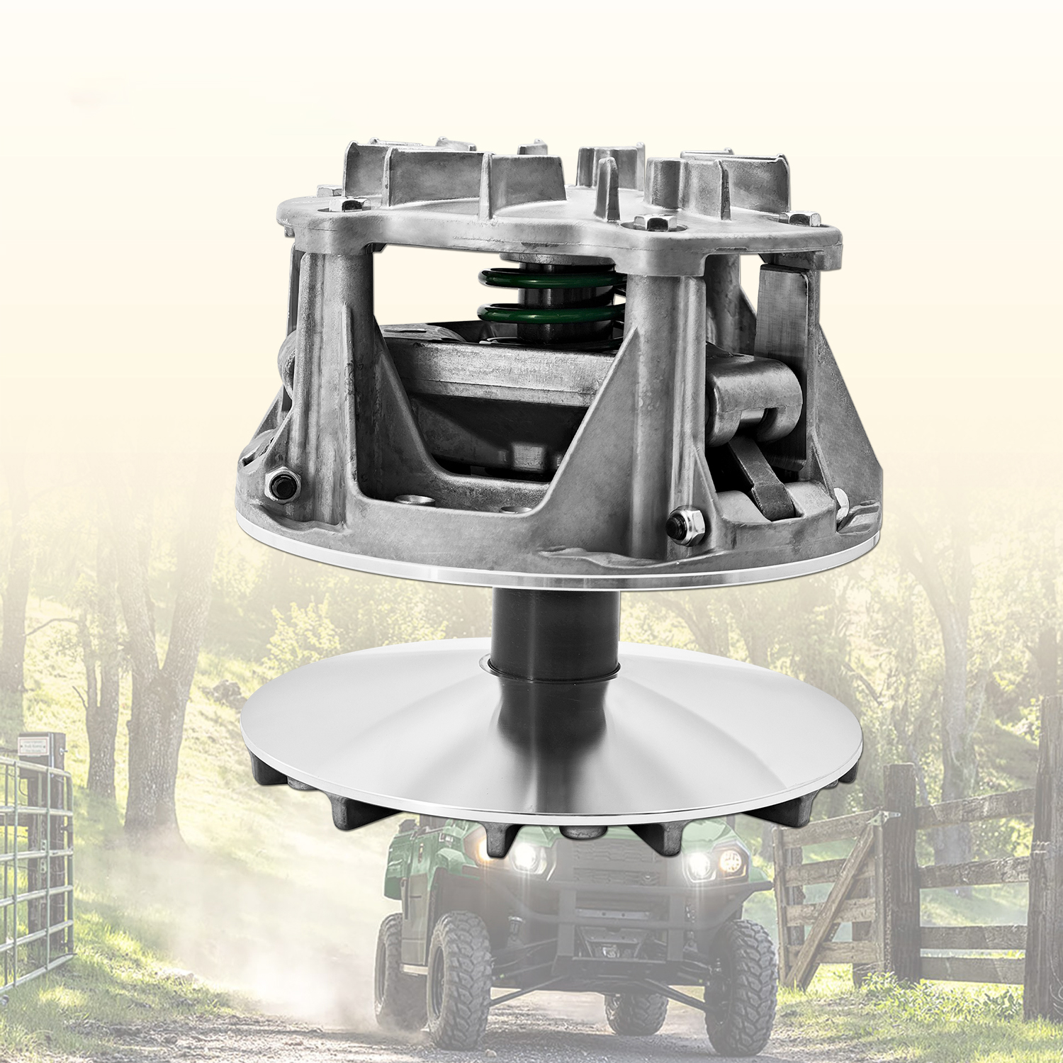 Clutch Compatible with Kawasaki Mule 4010 4000 2009-2023 Drive Clutch Converter