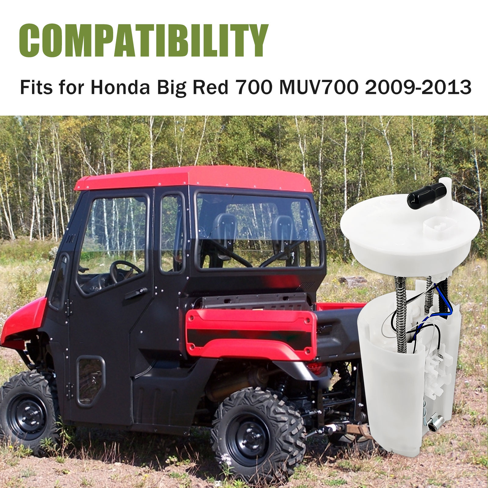 Fuel Pump for Honda Big Red 700 MUV700 2009-2013