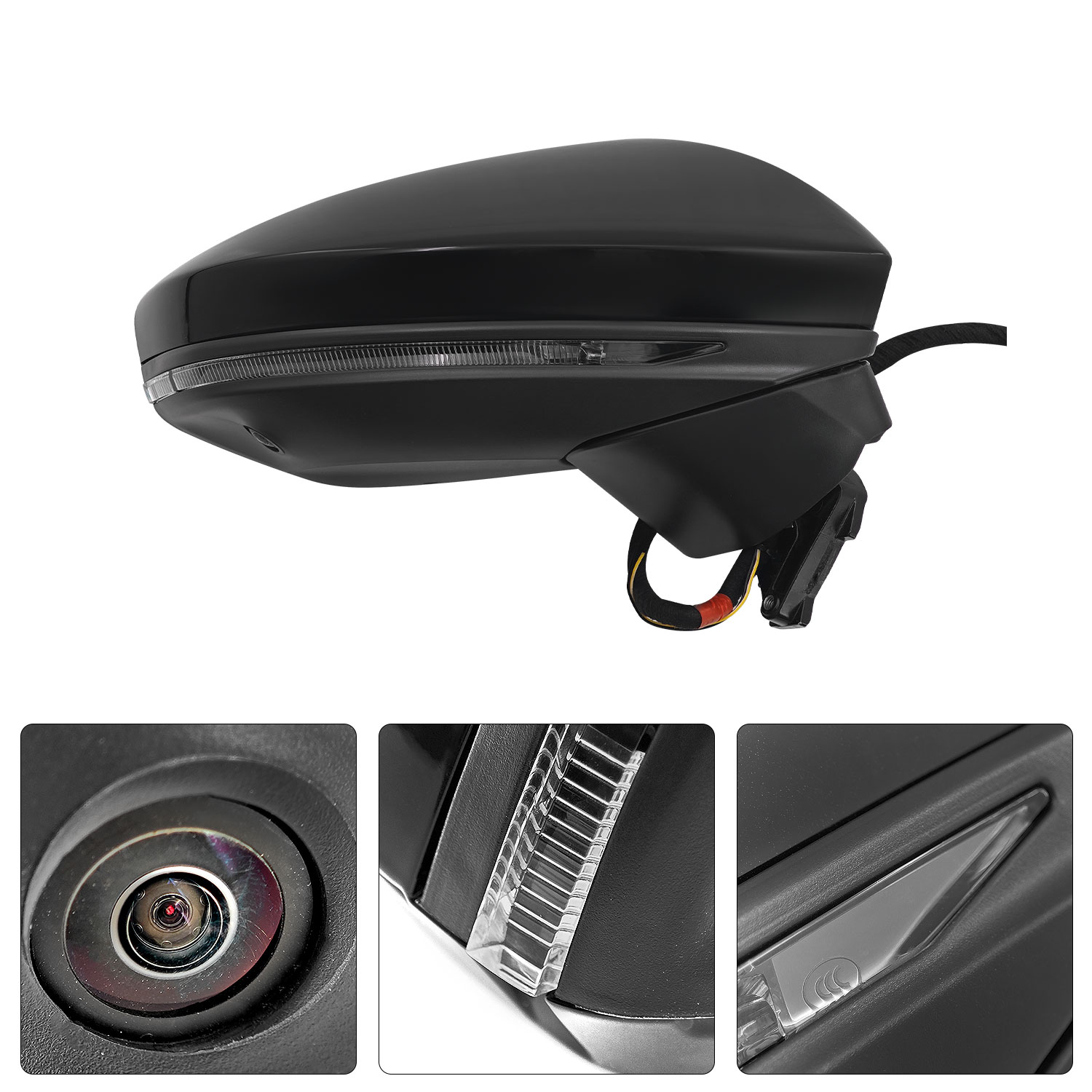 Right Passenger Side Mirror for Audi A6 Quattro allroad S6 2019-2024 Power Folding W/CAMERA