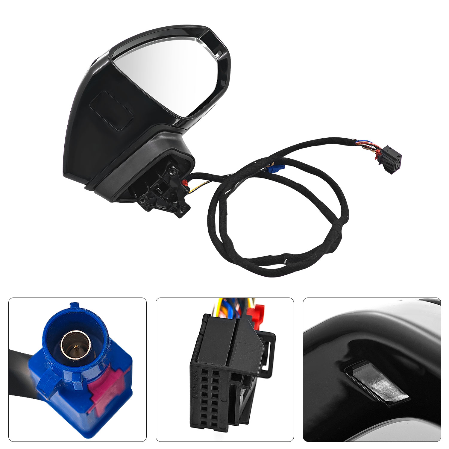 Right Passenger Side Mirror for Audi A6 Quattro allroad S6 2019-2024 Power Folding W/CAMERA