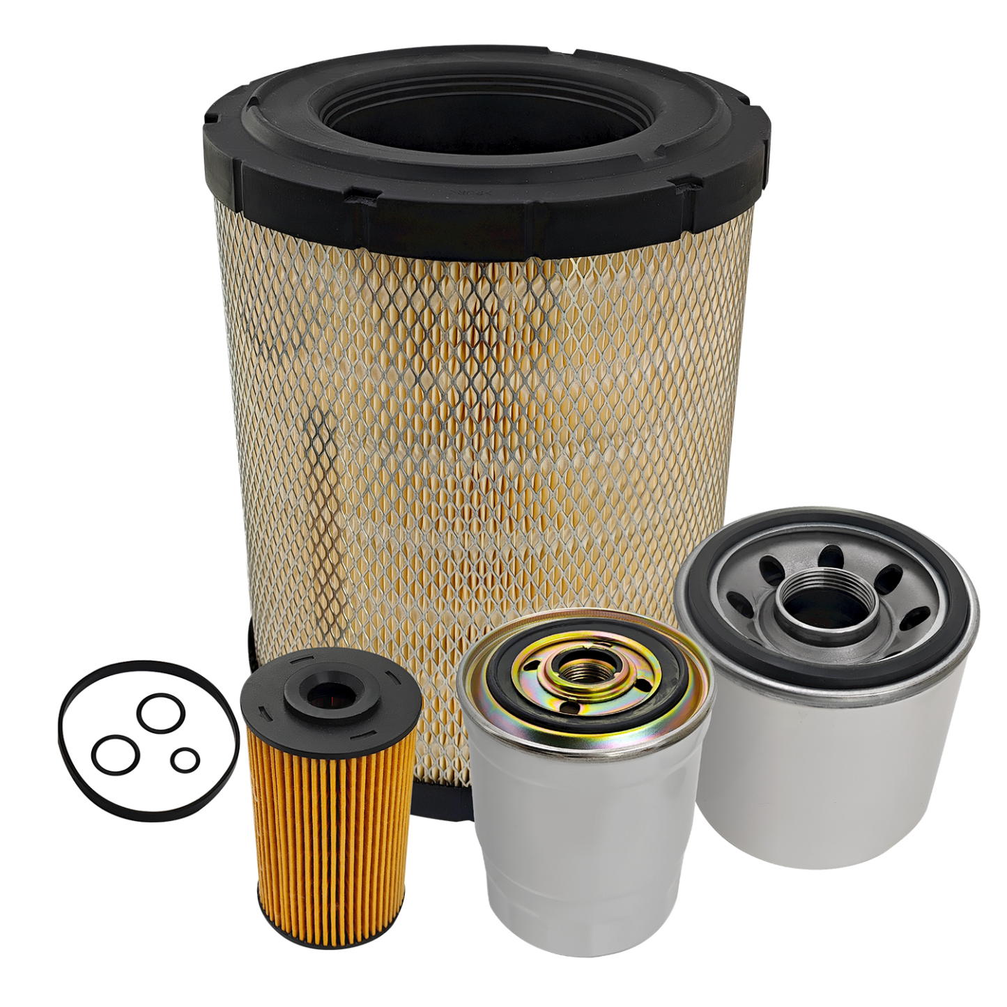 Filter Kit Compatible with Isuzu Diesel NPR-HD, NQR, NRR 4HK1 2016 2018