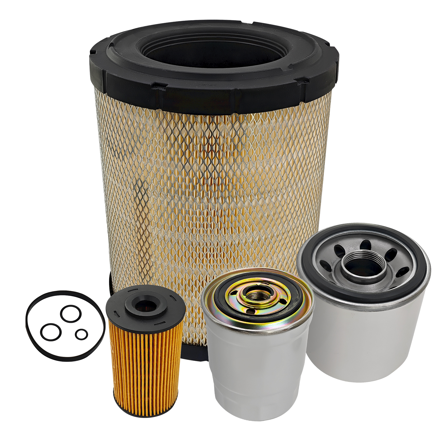 Filter Kit Compatible with Isuzu Diesel NPR-HD, NQR, NRR 4HK1 2016 2018