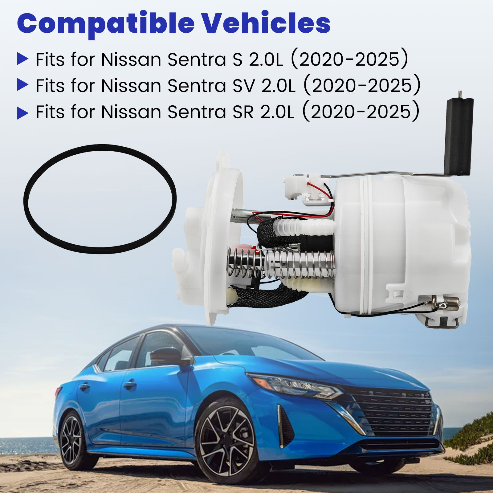 Fuel Pump Assembly for Nissan Sentra SV S SR 2.0L L4 2020-2025