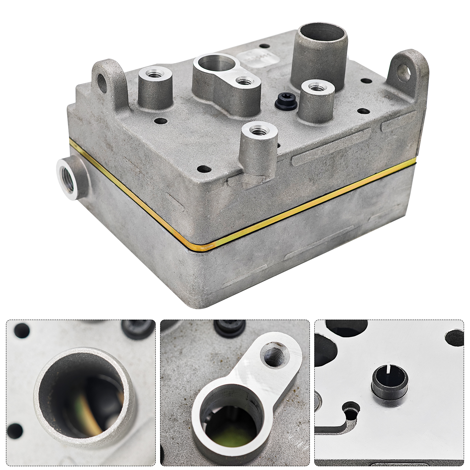 Air Brake Compressor Single Cylinder Head Replacement for PACCAR MX13 Replacement for PACCAR MX11