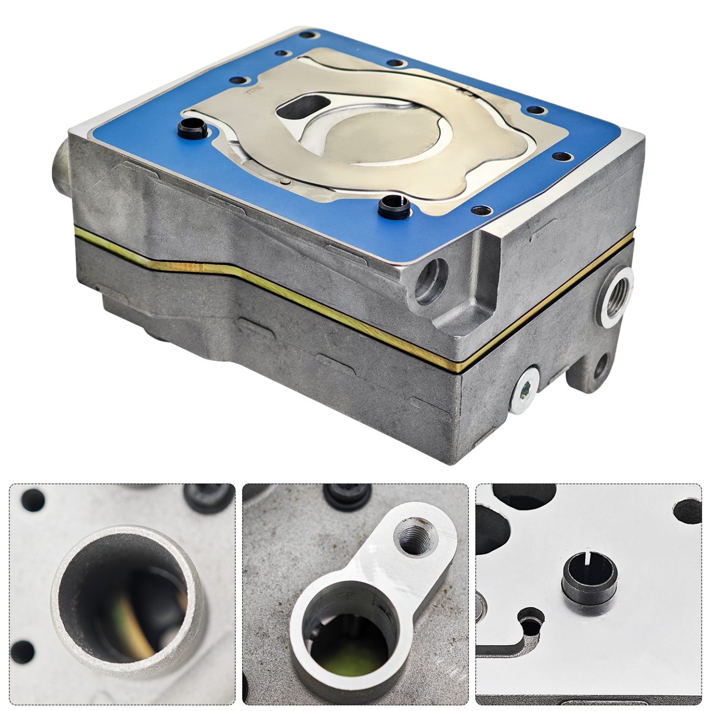 Air Brake Compressor Single Cylinder Head Replacement for PACCAR MX13 Replacement for PACCAR MX11