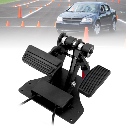 Right Hand Drive Conversion Kit with Dual Gas & Brake Pedals | Universal Passenger Side Control System for Driver Training Vehicles
