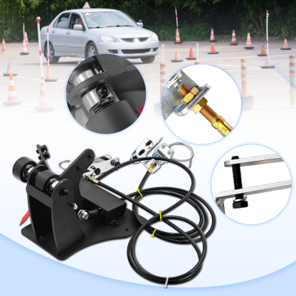 Right Hand Drive Conversion Kit with Dual Gas & Brake Pedals | Universal Passenger Side Control System for Driver Training Vehicles