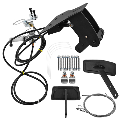 Right Hand Drive Conversion Kit with Dual Gas & Brake Pedals | Universal Passenger Side Control System for Driver Training Vehicles
