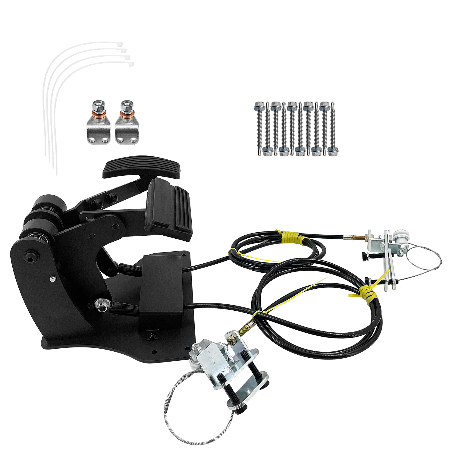 Right Hand Drive Conversion Kit with Dual Gas & Brake Pedals | Universal Passenger Side Control System for Driver Training Vehicles