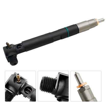 4pcs Fuel Injectors with Seal Compatible with Doosan D24 D18 Engine fit for Bobcat Excavator S450 S510 S550 S570 S590 S595 S630 S650 