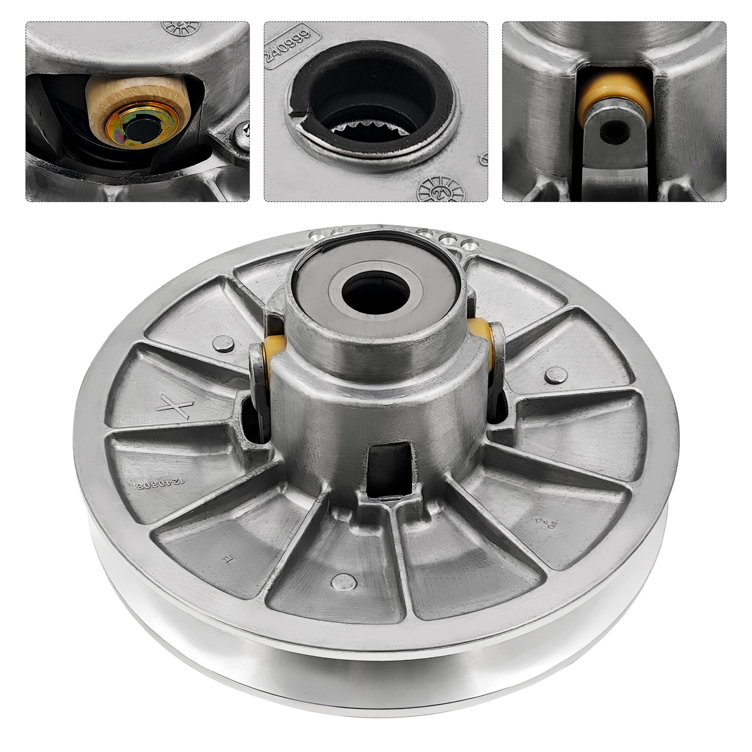 Secondary Driven Clutch Assembly AUC11989 fit for John Deere Utility Vehicles XUV825E XUV825M XUV825M S4 XUV835E XUV835M