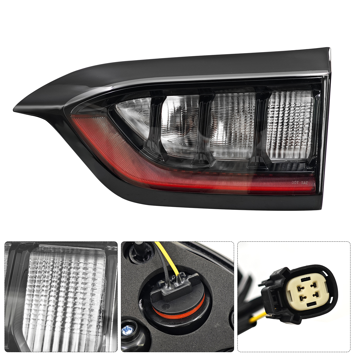 1Pair LED Tail Light Assembly Compatible With Jeep Cherokee 2.0L/2.4L/3.2L 2019-2023 (Driver & Passenger Side)