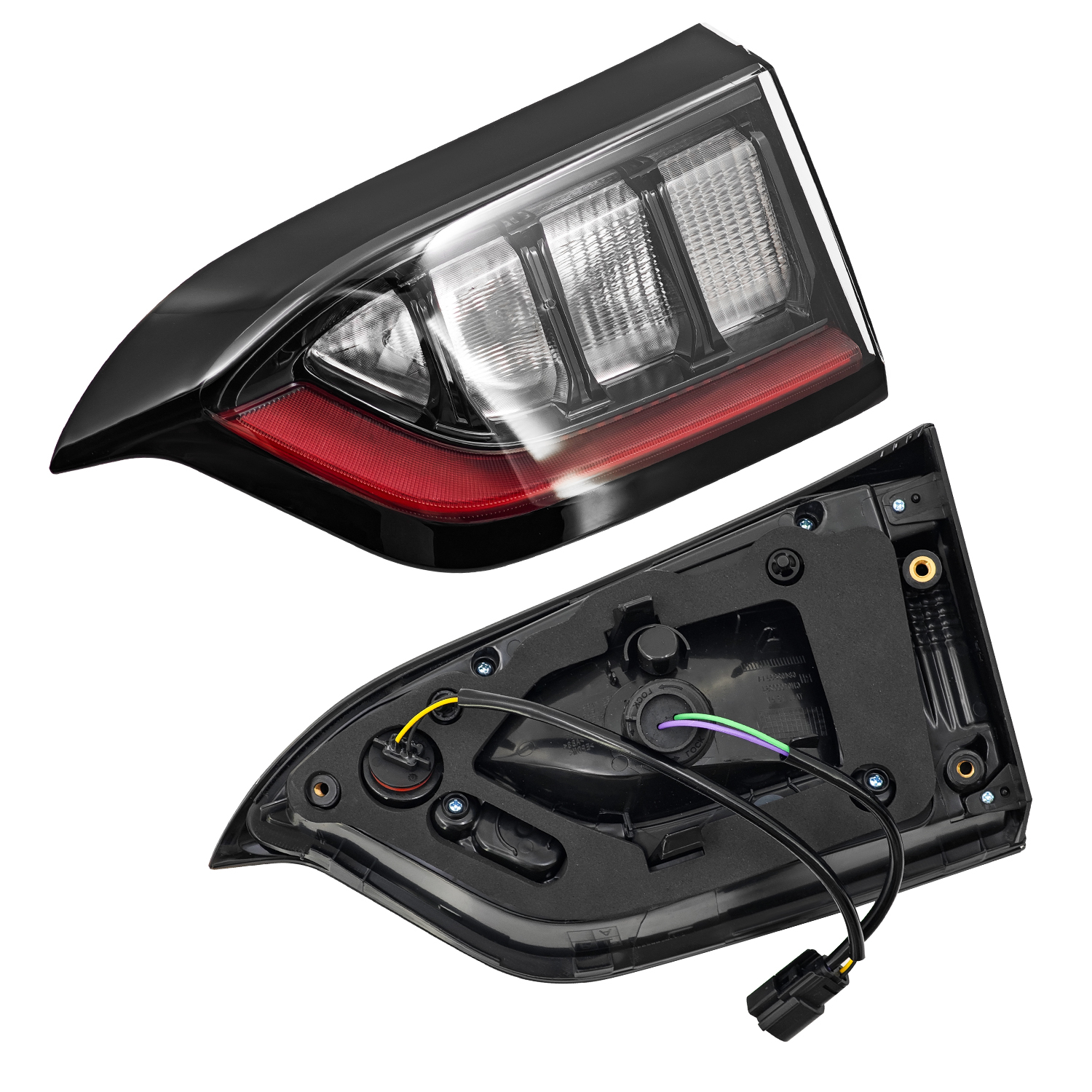 1Pair LED Tail Light Assembly Compatible With Jeep Cherokee 2.0L/2.4L/3.2L 2019-2023 (Driver & Passenger Side)
