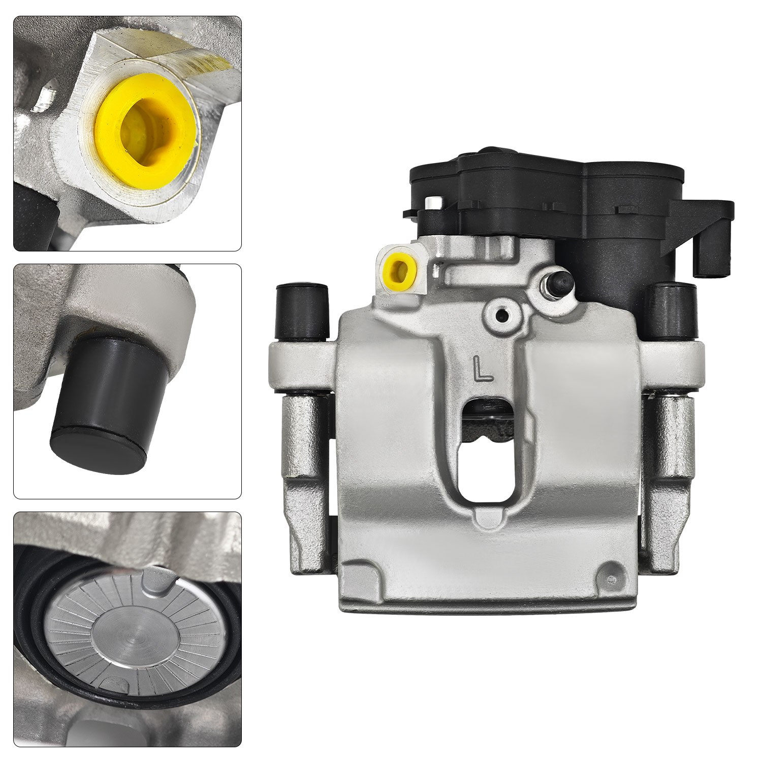Mercedes-Benz Rear Brake Caliper Assembly w/Bracket Fit for C300 C350e W205 2.0L C400 C43 AMG 3.0L 2015-2023, Right Passenger Side Back Break Caliper