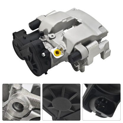 Mercedes-Benz Rear Brake Caliper Assembly w/Bracket Fit for C300 C350e W205 2.0L C400 C43 AMG 3.0L 2015-2023, Right Passenger Side Back Break Caliper