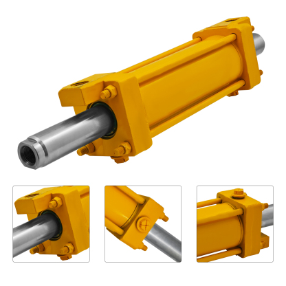 Power Steering Cylinder Compatible with Case Loader Backhoe 580M 580K 580L 580M 580SK 570LXT 570MXT 585G 586G