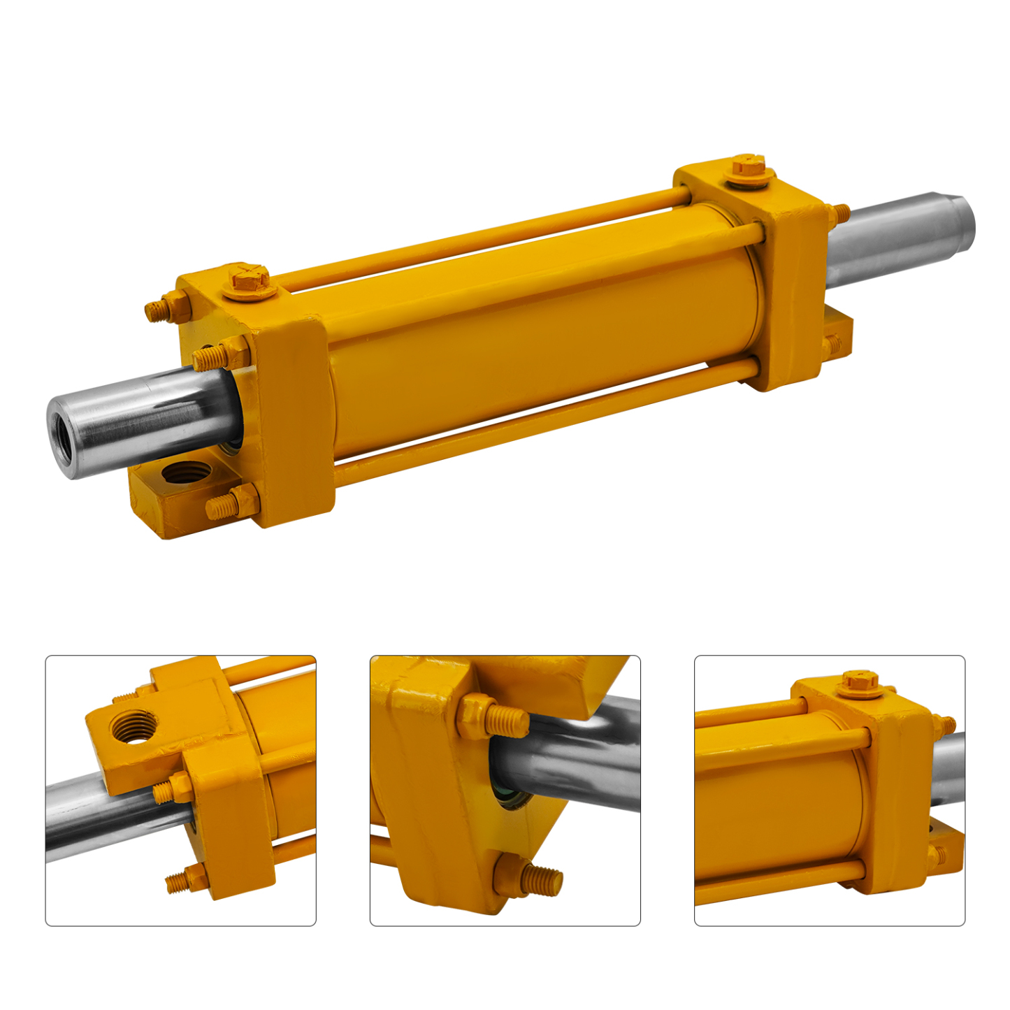 Power Steering Cylinder Compatible with Case Loader Backhoe 580M 580K 580L 580M 580SK 570LXT 570MXT 585G 586G