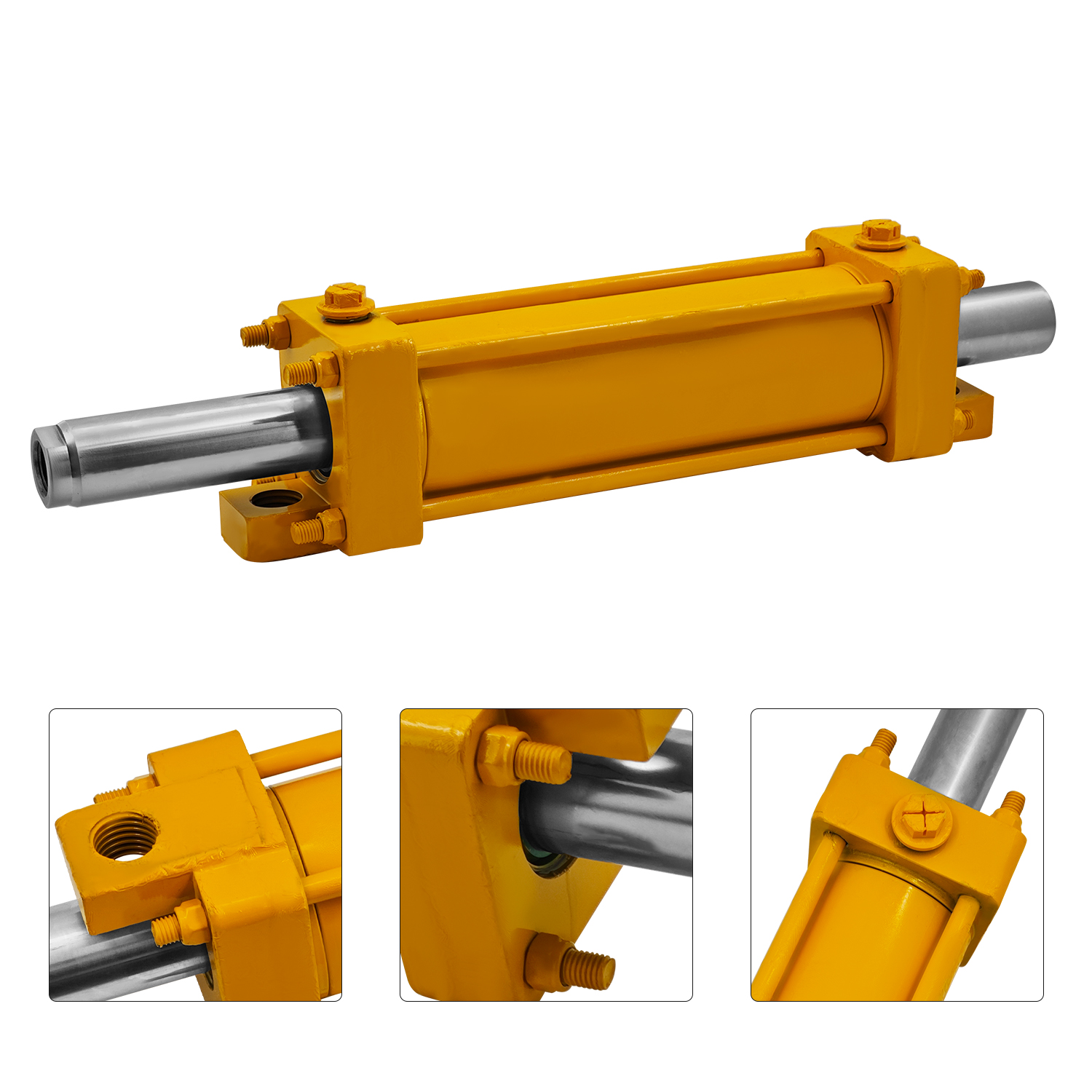 Power Steering Cylinder Compatible with Case Loader Backhoe 580M 580K 580L 580M 580SK 570LXT 570MXT 585G 586G