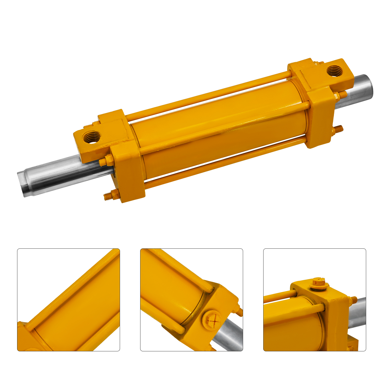 Power Steering Cylinder Compatible with Case Loader Backhoe 580M 580K 580L 580M 580SK 570LXT 570MXT 585G 586G