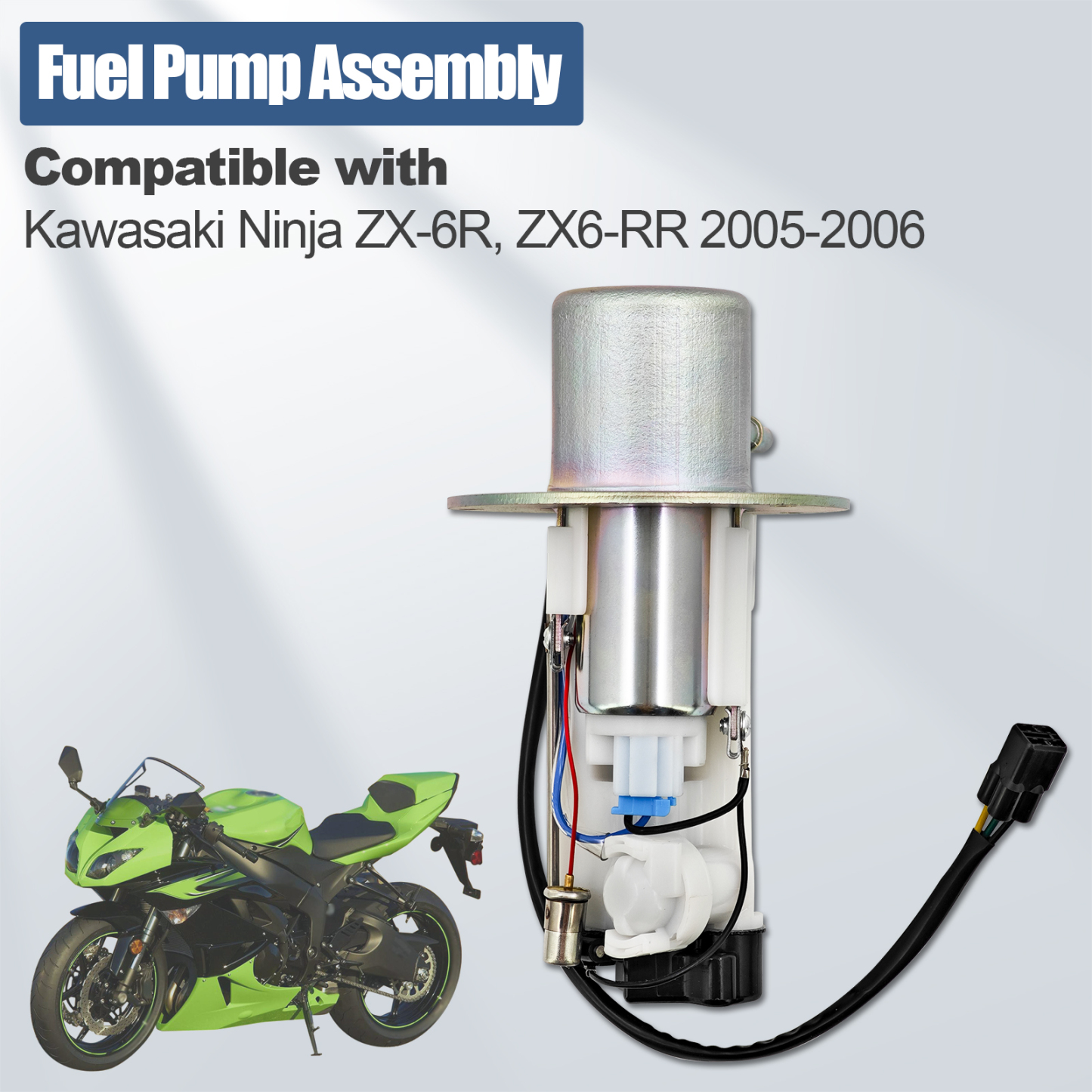Fuel Pump Assembly Fit for Kawasaki Ninja ZX-6R 6RR 2005-2006